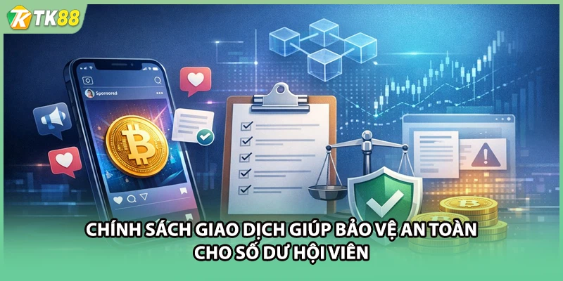 Chính sách giao dịch giúp bảo vệ an toàn cho số dư hội viên