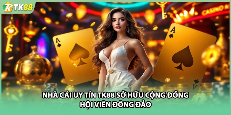 Nhà cái uy tín TK88 sở hữu cộng đồng hội viên đông đảo